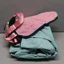 WOOMADA Kids Duffle Bag for Boys or Girls, Weekender Overnight Bag with Shoe Compartment & Wet Pocket Perfect For School, Sports, Overnight Trips(Pink Green)