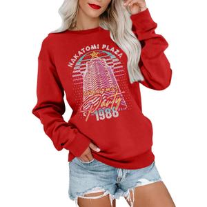 MOUSYA Christmas Sweatshirts Women Thats It I Am Not Going Sweatshirt Christmas Tree Graphic Shirt Holiday Tops (Red, S)