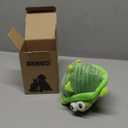 GUKCO Interactive Moving Dog Toys  Plush Chew Toy with Bouncing Ball, Music & Recording | Rechargeable Self-Play Toys for Small, Medium & Large Dogs to Keep Them Engaged (Turtle)