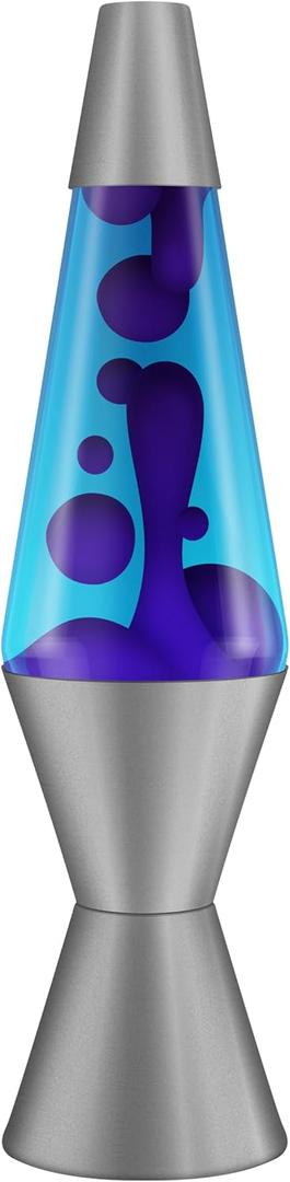 Lava Lamp - 14.5" Cosmic Wave - The Original Motion Light - Purple Wax and Blue Liquid - Item #2633 