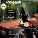 LISEN Suction Phone Mount for Car, [Ultra Suction & 95% Cases Friendly] Car Phone Holder Mount Vacuum Dashboard Phone Holder, Car Cell Phone Holder for iPhone 17 16 15 14 Pro Max Air Galaxy S26 S25