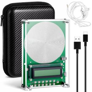 Relaxweex Adjustable Schumann Sine Wave Resonance Generator Ultra Low Frequency Generator Sound Frequency Machine with USB and Acrylic Case(0.1hz-100khz Set)