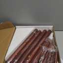 Wooden Freestanding Coat Tree with 4 Height Options and 9 Hooks, Sturdy Coat Rack Stand for Clothes/Bags/Hats, Easy Assemble Save Space Coat Rack for Entryway, Bedroom, Office, Narrow Place (Brown)