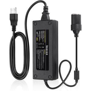 180W AC to DC Converter - 110V-240V to 12V/15A Converter, Car Cigarette Lighter Socket AC/DC Power Supply Adapter Transformer for Tire Inflator, Car Refrigerator,Car Vacuum Cleaner (X-Large)