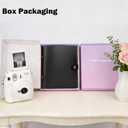 Ruibytree 320 Pockets Photo Album for Fujifilm Instax Mini LiPlay 12 11 9 8 40 41 99 Evo 7S Instant Film Camera, PU Leather Cover Photo Book for Polaroid 2x3 Pictures, Black