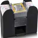 Nileole 6 Decks Automatic Card Shuffler, Battery-Operated for UNO,Phase10, Texas Hold'em, Poker, Home Card Games, Blackjack, Party Club