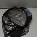 REEVAA 2025 Upgrade Tesla Model Y New (Juniper) Sunshade Roof [No Gaps, No-Sagging] Tesla Y Accessories Heat Insulation Foldable Glass Sunroof Cover for Model Y Juniper 2025-2026, 2PCS, Black