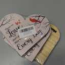 3 x Sympathy Gifts for Loss of Loved One - Cardinal Bird Wooden Sign Bereavement & Memorial Gifts - Desk Decor & Table Centerpieces - For Father & Mother - 110