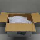 LIYH 120 Pcs White Plastic Plates with Black Rim - Plastic Disposable Plates Dishes for Party Includes Dinner 10.25" & Dessert Plate 7.5" for Party Birthdays New Years Day