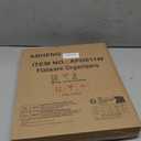 2 Pack Silverware Organizer, Expandable and Adjustable Kitchen Utensil Drawer Organizer, Plastic Cutlery Holder with Multiple Compartments,Cutlery Holder,for Spoons Forks Knives,White,UAFD012W