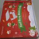 Hemoton 20pcs Foil Pans with Lids Disposable Rectangular Food Containers Foil Box with Covers Takeout plate for Holiday Festival Christmas