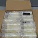 24-Pack Acrylic LED Flameless Pillar Candles with Remote & Timer, Battery Powered - Perfect for Indoor/Outdoor Decor, Wedding, BBQ and Gift - Easily Create a Magical Atmosphere (Ivory)