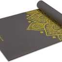 Gaiam Yoga Mat - Premium 6mm Print Extra Thick Non Slip Exercise & Fitness Mat for All Types of Yoga, Pilates & Floor Workouts (68"L x 24"W x 6mm Thick)