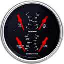 Auto Meter 1412 Designer Black Quad Gauge, 3.375 in.