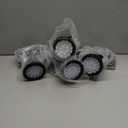 ROSHWEY Outdoor Solar Lights, 600LM Solar Garden Lights Waterproof Solar Spot Lights for Yard Backyard Patio Pond Garage (Warm White, 4Pack)