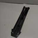 Falling in Art Aluminum 15" to 21" Tabletop Easel Display, Black Tripod with Rubber Feet, Holds Canvas, Paintings, Books, Photos, Signs
