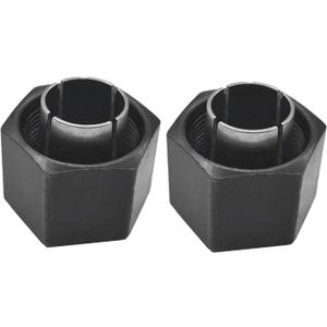 (2 Pack) Collet 19691 1/2-inch 12.7mm replace for Dewalt 326286-04 DW6212 DW616 DW618, Hitachi 323-293, Bosch 2610906283