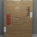 OKPAL 20 x 28 Inch Silver Bathroom Mirror, Rounded Rectangle Silver Vanity Mirror, Beveled Brushed Nickel Framed Mirror for Wall, HD Glass, Anti-Rust Aluminum Alloy Mirror