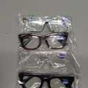 CCVOO Reading Glasses for Women, Stylish Eyeglasses, Blue Light Readers for Women, Computer Eye Glasses, Cheaters (Black + Transparent + Marbel Mint Solid Color+ Half Leopard/Half Brown, +1.5)