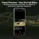 Meidase S965 Pro Cellular Trail Camera (Non-WiFi), 4G LTE Remote Monitoring, Live View, 7800mAh Battery, GPS Tracking, Multi-Cam Data Plan, Motion Activated