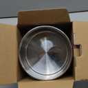 P&P CHEF 5 Inch Round Cake Pan Set of 3, Stainless Steel Round Baking Layer Pans Bakeware for Layer Birthday Cake, Fit Oven/Pots/Pressure Cooker, Leakproof & Dishwasher Safe, Silver