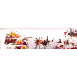 Watercolor Decorative Window Film Floral, Reusable No Adhesive Fall Window Film Cling Privacy for Glass Window Door, Warm Pumpkins 16.93"X39.37"