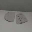 2 Pack Ultralight Inflatable Pillow Small Squared Flocked Fabric Air Pillow Beach Pillow for Hiking,Camping,Traveling,Napping,Desk Rest,Neck Lumbar Support(Gray)