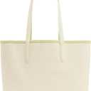 Lacoste Women's Anna Reversible Tote with Pouch, Sencha Poudre, One Size