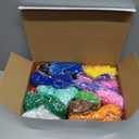 10000 Pcs Multicolor Pom Poms for Crafts 1 cm Fuzzy Craft Balls for Family Classroom DIY Creative Christmas Decorations