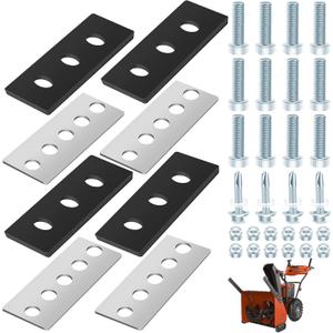 Snow Blower Impeller Modification Kit - 1/4" 4-Blade Universal, for Modifies 2-Stage Machine (4)