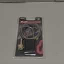 Cable Lock with 3 Keys | L 3.28ft(1m),D 1/6in(4mm) Adjustable Steel Cable Padlock | Aluminum Locks for Bikes, Gate, Lockers & Outdoor Gear | Weatherproof & Black