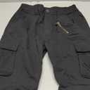 Women's Cotton Casual Military Army Cargo Combat Work Pants with 8 Pocket Black, Size US 10
