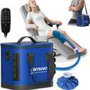 Ice Machine for Knee After Surgery Cold Therapy Cryotherapy Machine with Timer Knee Replacement Surgery (Blue)