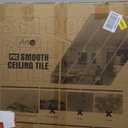 Art3d 12-Pack Smooth Drop Ceiling Tile 2ft x 2ft - Fire-Rated, Waterproof, Reusable - Preimum PVC, No Sag and Breakage - Cover 48 Sq. Ft, White