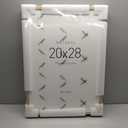 Yaetm Minimalist 20x24 Oak Picture Frame Matted to 16x20 for Wall, Natural Solid Oak Wood 20x24 Frames Set of 3, Lightweight, Wall Mount, 3 Pack