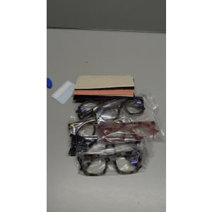 CCVOO Stylish Reading Glasses for Women, Eyeglasses, Blue Light Readers for Women, Computer Eye Glasses, Cheaters (A3 Mix)