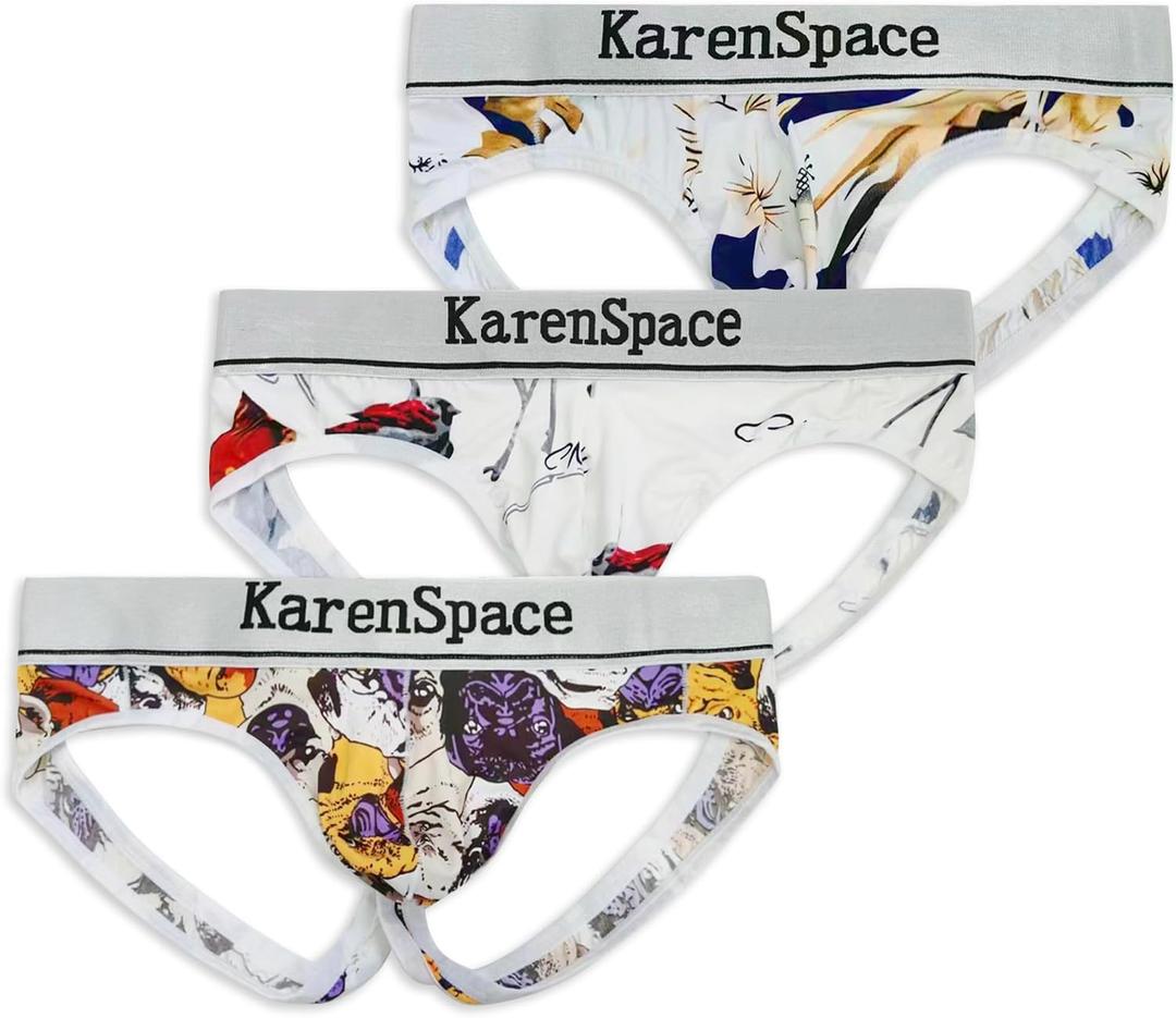 Jockstraps for Men with Printed Athletic Supporters