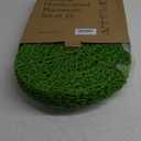 AHHFSMEI Paper Braided Round Placemats Set of 12 Natural Non-Slip Heat Resistant Table Mats for Dining Tables Woven Indoor Outdoor Place mats(Forest Green,12)