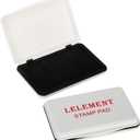 2 x Ink Pads for Stamps | Black Ink Stamp Pad | Rubber Stamps Ink Pad - Premium Quality Felt Pad for Stamps | Stamp Pads | Medium Size