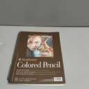 Strathmore Colored Pencil Spiral Paper Pad 9"X12"-30 Sheets -62477900, White