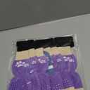 SCENEREAL Anti Slip Dog Sock to Prevent Licking Paws for Hardwood Floors, Boots & Paw Protector Shoes for Hot/Cold Pavement with Grippers, Double Sides Grips for Senior Dogs, L (Two Paws(Pack of 6)-Purple)