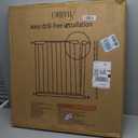 Safety Gate for Stairs & Doorways, Auto-Close Baby Gate or Dog Gate Pressure Mount No Drilling, 30" Tall All Metal Frame with Dual Locking System (White, 30" Tall 29"-33" Wide)