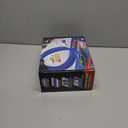 15 Ft Flexible Race Car Track for Kids, Double-Sided Racetrack for 1:64 Diecast Cars Toys, Rolls Up Portable Race Tracks with 4 Car & Suction Cups, Birthday Gifts for Boys Girls Ages 3-5 5-7, Blue