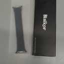 Compatible with Apple Watch Band 49 46 45 44 42 41 40 38mm, Double Sided Wearable Silicone Magnetic Strap for iWatch Ultra SE Series 11 10 9 8 7 6 5 4 3 2 1 (42/44/45/46/49, Orange/Black)