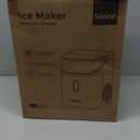 Silonn Nugget Ice Maker Countertop, Pebble Ice Maker with Soft Chewable Ice, One-Click Operation Ice Machine with Self-Cleaning, 33lbs/24H for Home,Kitchen,Office (Black)