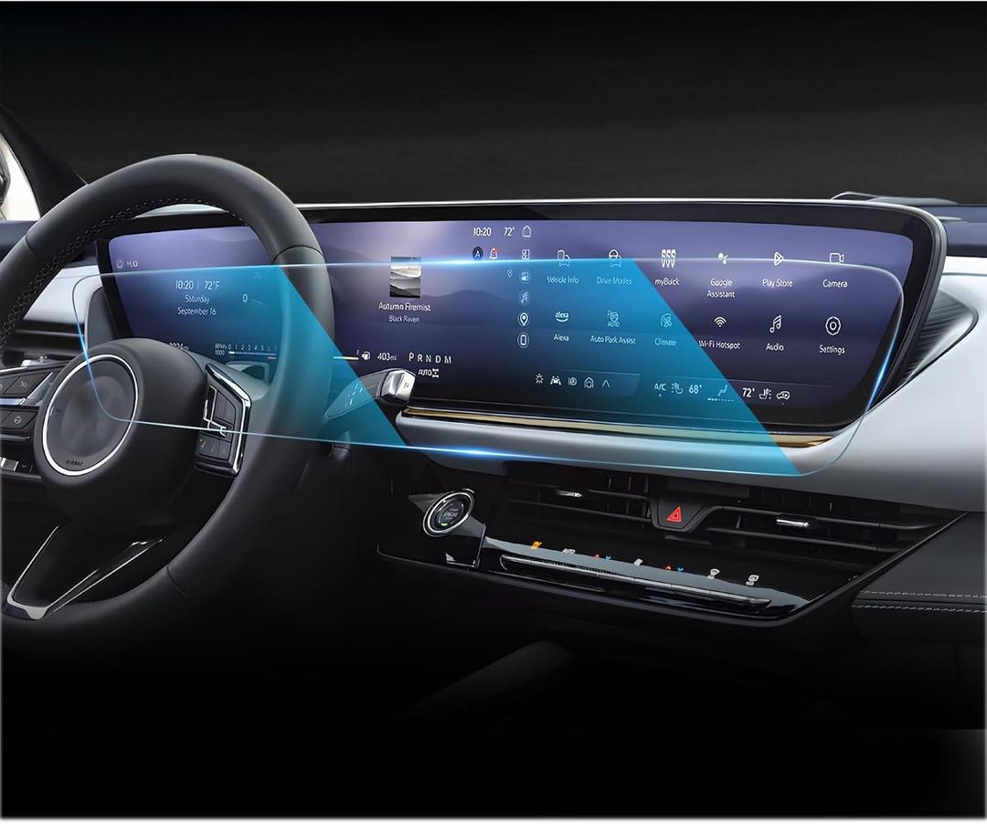 CDEFG For 2024 2025 2026 Buick Envision Screen Protector - 30 Inch All-in-One 9H HD Tempered Glass - (Preferred, Sport Touring, Avenir) Touchscreen Accessories