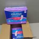 Always Discreet Adult Incontinence Pads for Women, Drier, 4 Drop Regular Length, Moderate Absorbency, Pads for Bladder Control Management, Bladder Leaks, & Postpartum Pads, 108ct