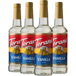 Torani Syrup, Vanilla, 25.4 Ounces (Pack of 4)