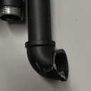 Willstar 10FT Industrial Staircase Handrail Non-Slip Pipe Bar Foot Rail Wall Mount Stair Rail Vintage Grab Bar for Steps Black Iron Pipe Handrail for Outdoor Indoor Stairs Loft Porch Hand Rail (10ft)