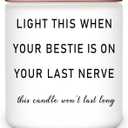 Homsolver Bestie Gifts for Women, Birthday Valentines Galentines Day Gift for Bestie, Best Friend Birthday Gifts for Women, Besties, Friend, BFF, Her, Funny Lavender Candles for Besties
